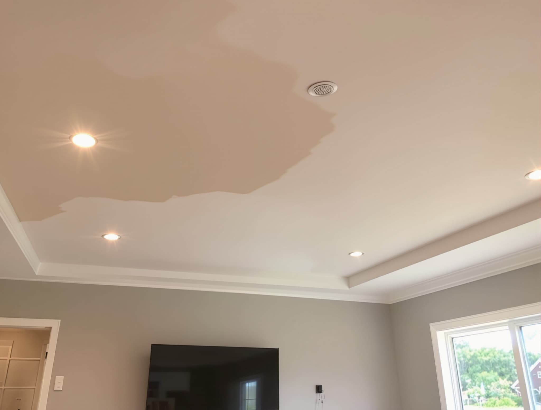 Roof Leak Drying — Plainview