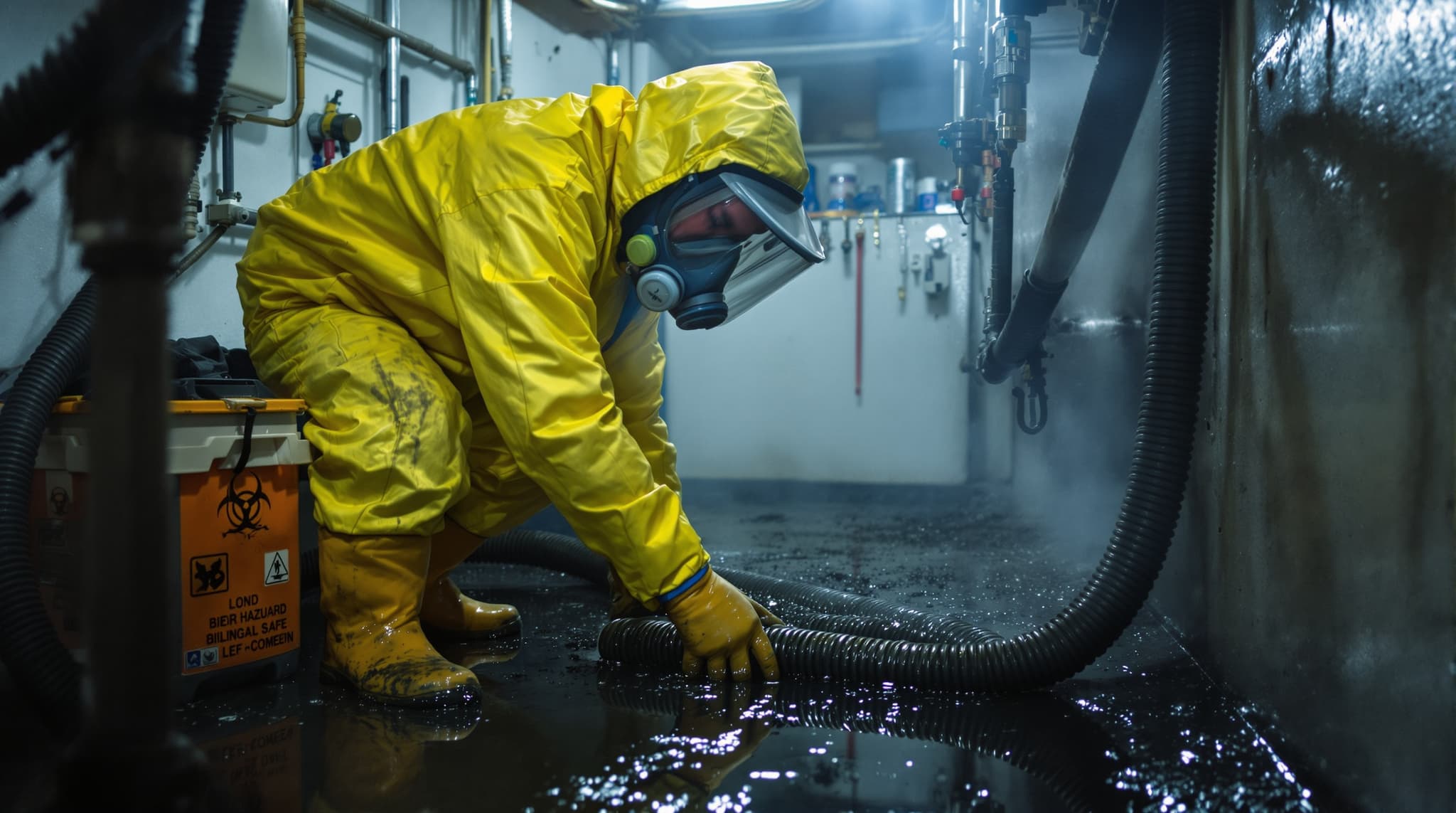 Sewage backup: why DIY cleanup is dangerous